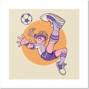 Soccer Kick Posters and Art